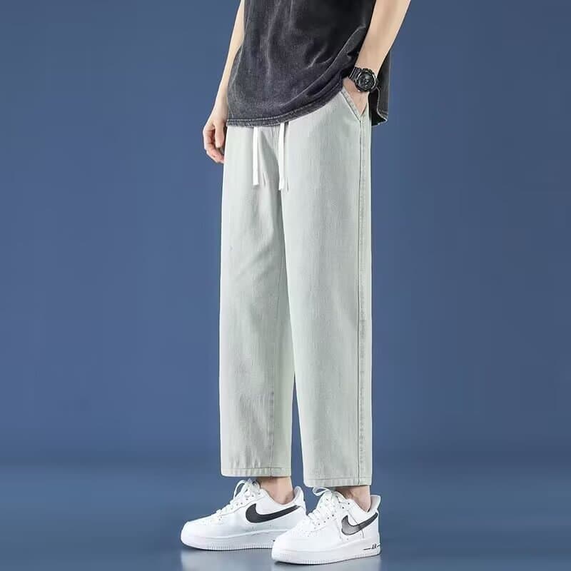 Summer jeans, casual trousers, American style, oversize, loose straight fit 2
