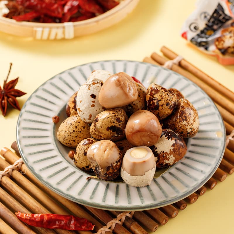 1 pound of quail egg braised eggs small packages of five-spice snacks office snacks satisfying cravings braised food ready-to-eat 3