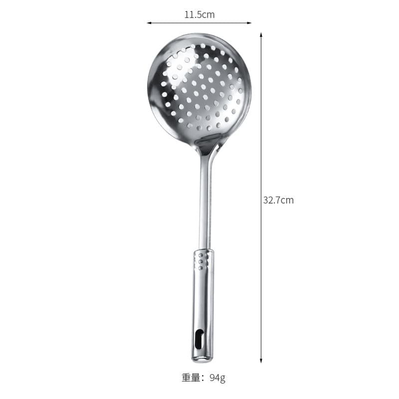 Stainless steel cooking spatula, home kitchen cooking, frying fish spatula set, hot pot colander, dish spoon, soup spoon, kitchen utensils 6