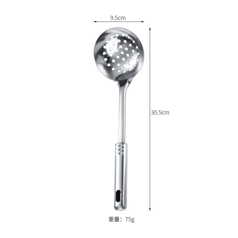 Stainless steel cooking spatula, home kitchen cooking, frying fish spatula set, hot pot colander, dish spoon, soup spoon, kitchen utensils 9