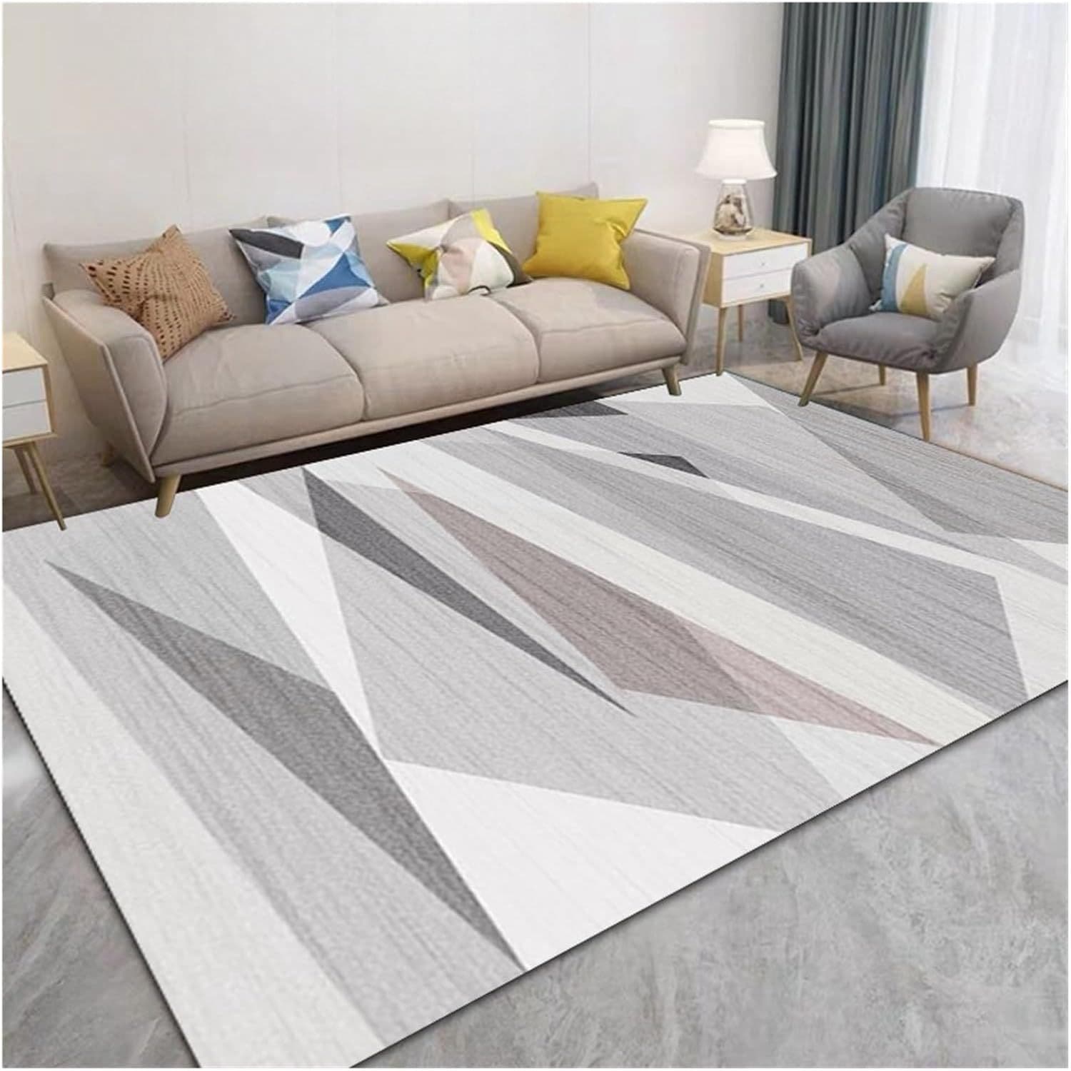 Non-slip carpet for living room for commercial use, simple and elegant design 3