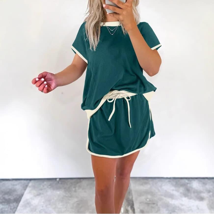 (Cross-border trading), summer T-shirt dress, skirt, trousers, European style, Amazon 2