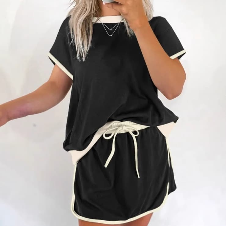 (Cross-border trading), summer T-shirt dress, skirt, trousers, European style, Amazon 4