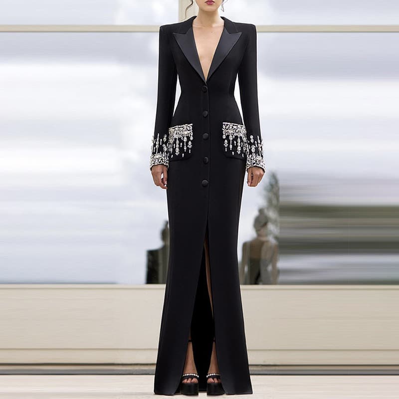 (Cross-border trading), long skirt, suit, elastic bandage, evening dress, Amazon 1
