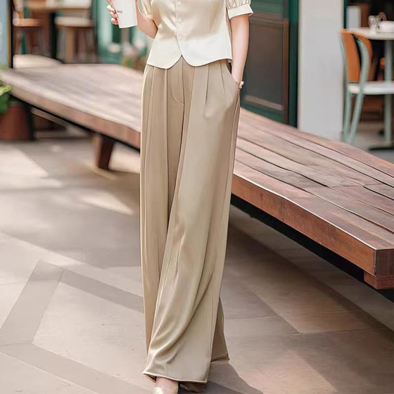 Summer fashionable apricot overall, set, bright catchy style, high-quality style, western style 4