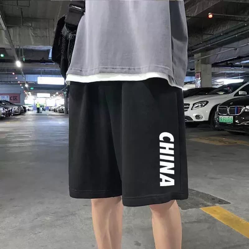 Men's summer thin shorts for leisure, quick dry universal sports trend trousers, loose fit 3