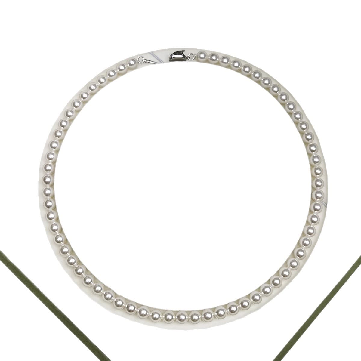 (Wholesale), organic necklace from pearl, quality bar, silver 925 sample 5