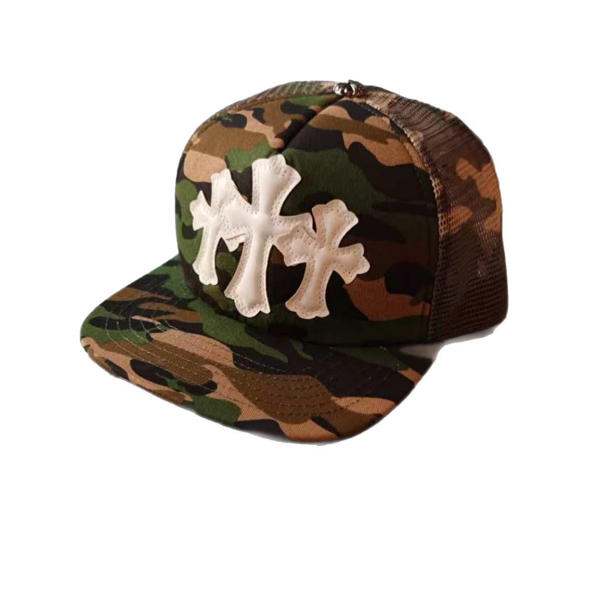 Summer fashionable sun hat, baseball hair mesh hip-hop style, American style, for beloved, with embroidery 5