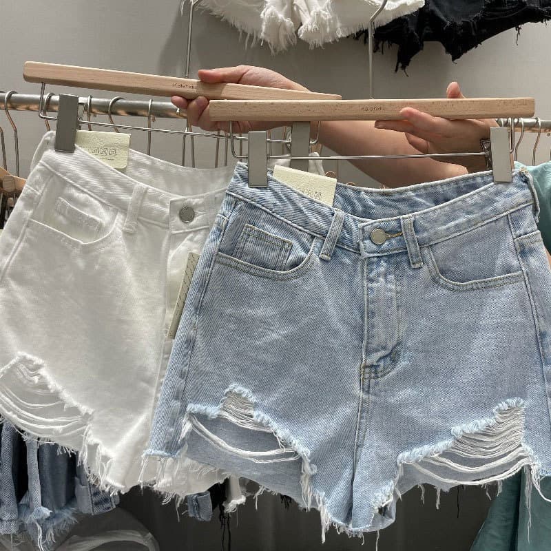 Denim skirt, shorts, brand trousers, plus size, loose fit, A-line 1