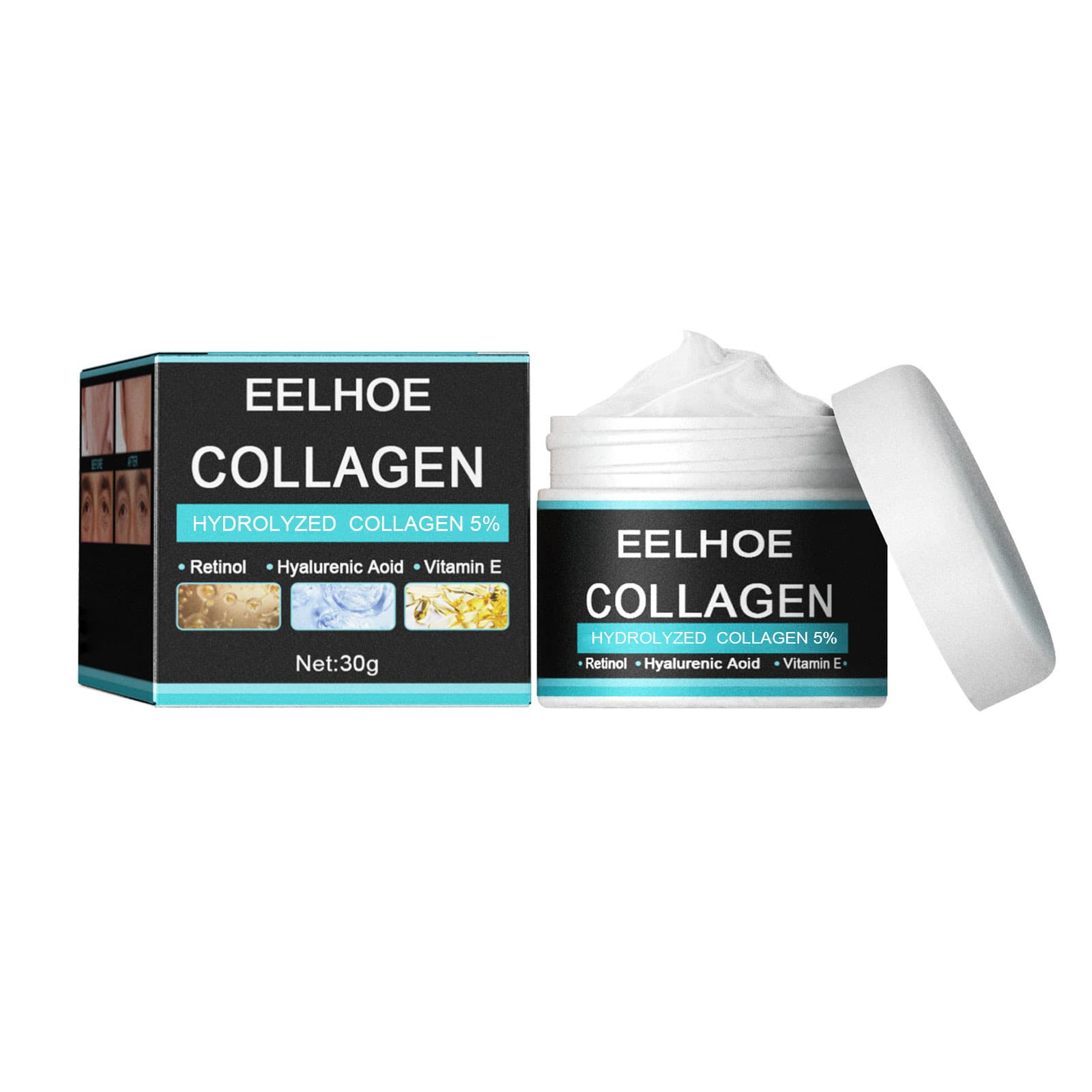 Eelhoe, refreshing moisturizing shiny medical cream for skin care for face 5