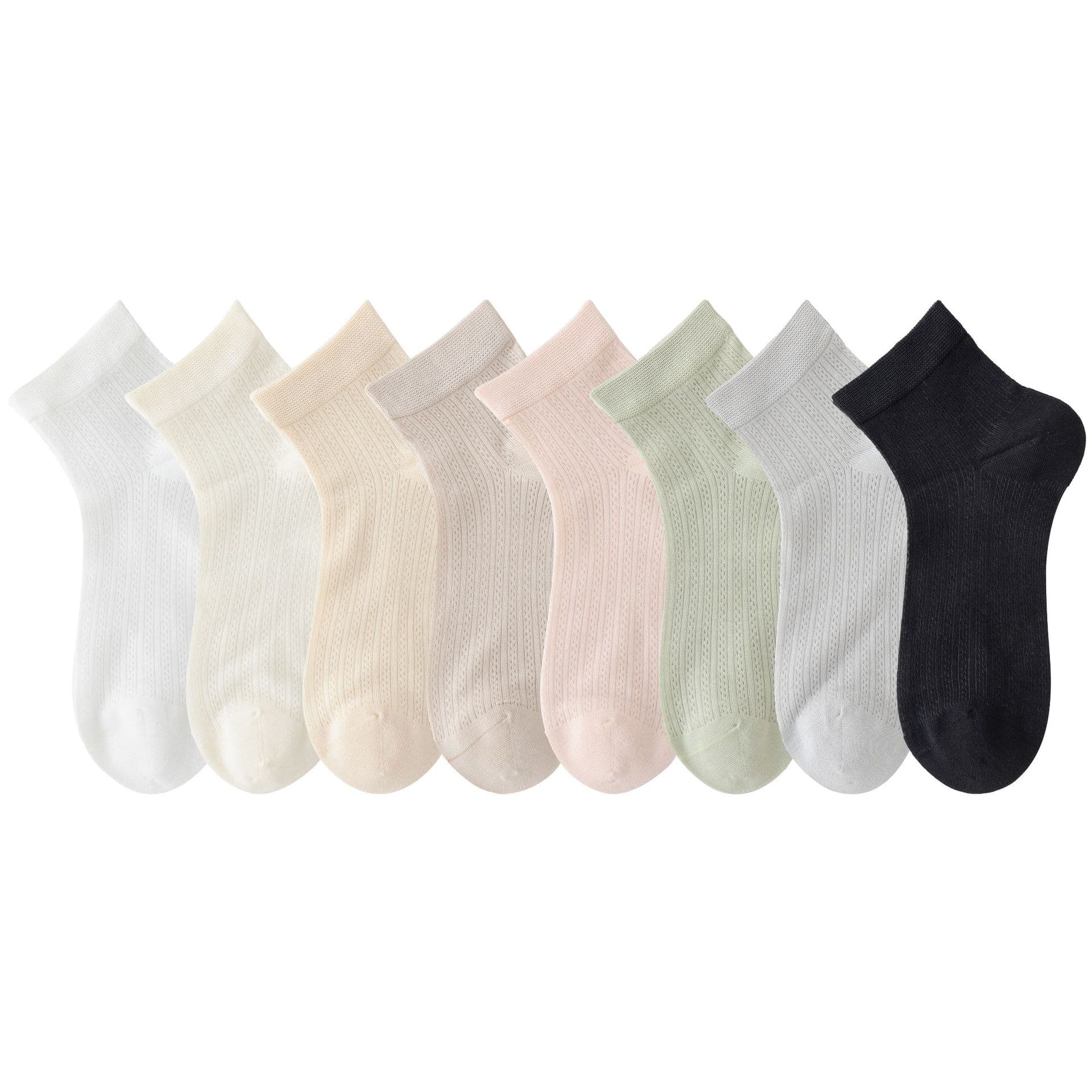 Silk thin tights, breathable knee socks for pregnant, for teenagers, mid-length 5