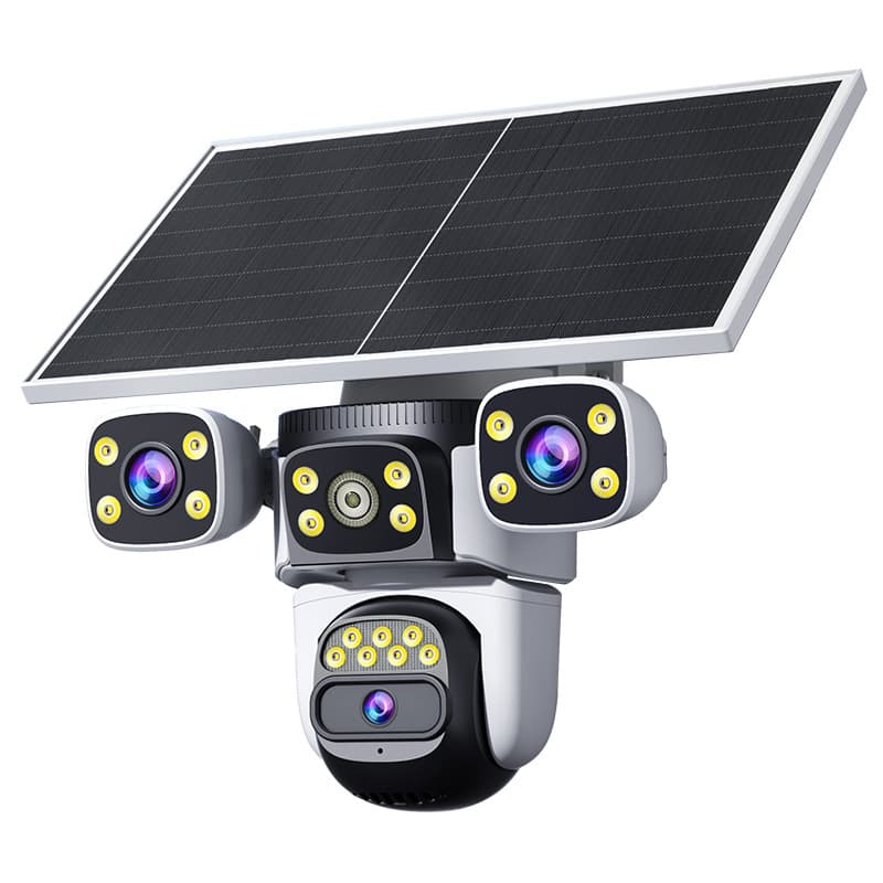 Monitor solar-powered, waterproof CCTV camera, safe smart videocamera 5