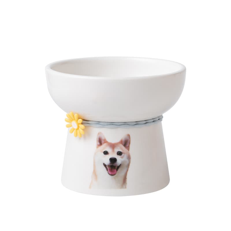 A custom logo cat bowl cat basin pet bowl dog basin cat food bowl pet food bowl ceramic single bowl double bowl food bowl 5