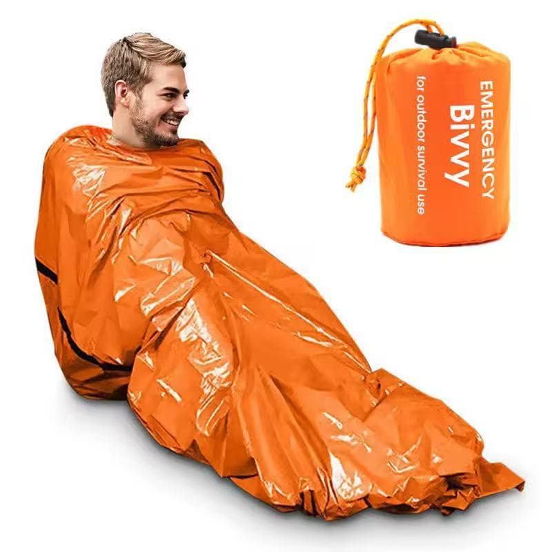 (Cross-border trading), travel handheld sleeping bag, raincoat for hiking for traveling, thermos 4
