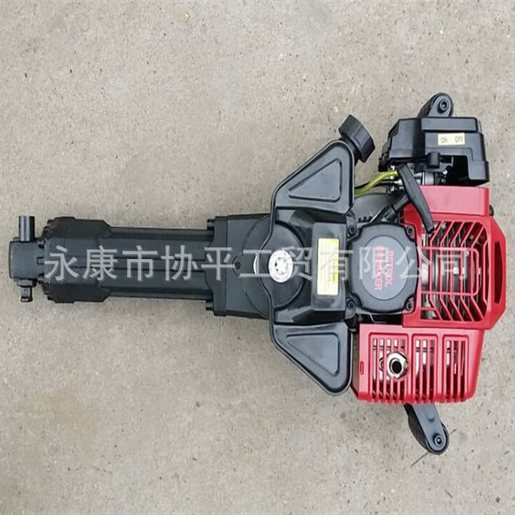 Gasoline pick handheld rock drill crushing pick internal combustion gasoline digging hole drilling stone drilling mining tree excavation machine 4