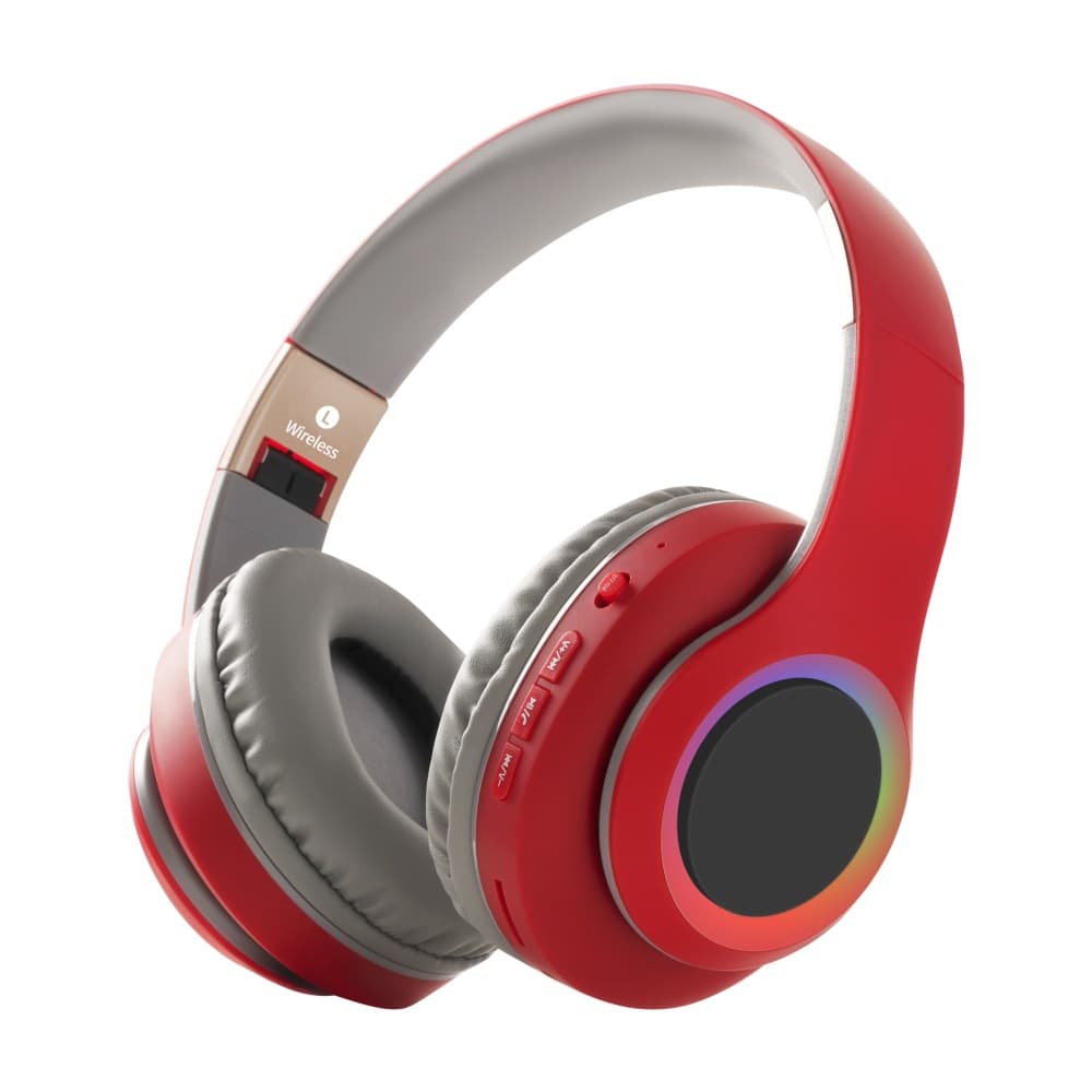 Bluetooth headset foreign trade rgb colorful luminous bluetooth headset wireless headphone 5