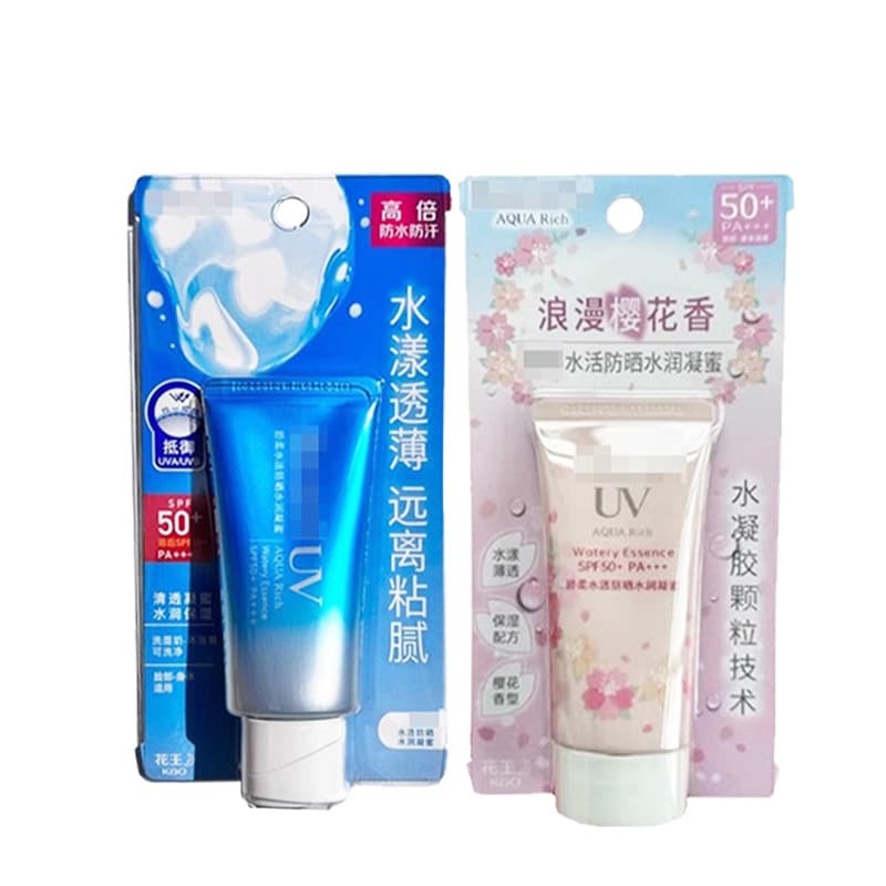 Japanese waterproof sun protection cream for face, 50g, UF-protection, protects against sweat 5