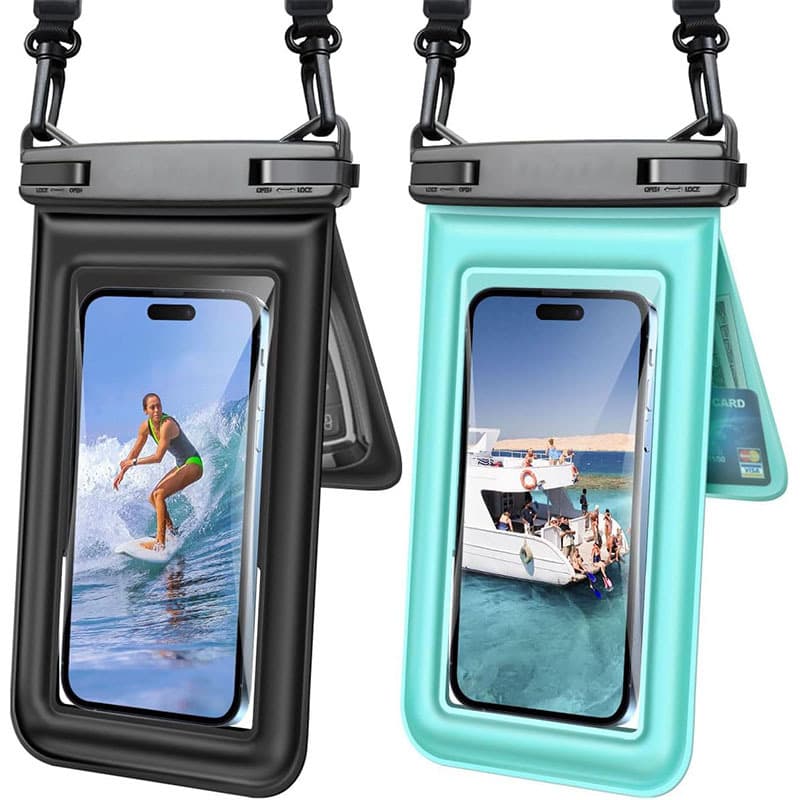Mobile phone protection, sponge waterproof bag for swimming 1