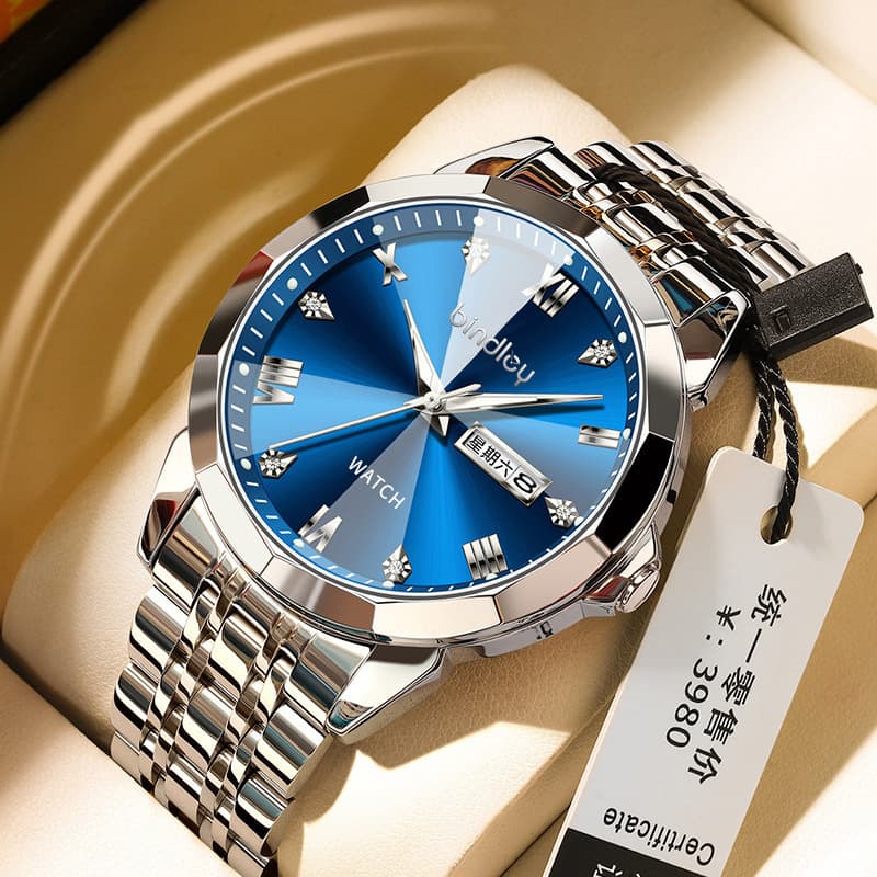 (Cross-border trading), swiss watch, men's watch, dial, high-end calendar, quartz watches, 2025 years 3