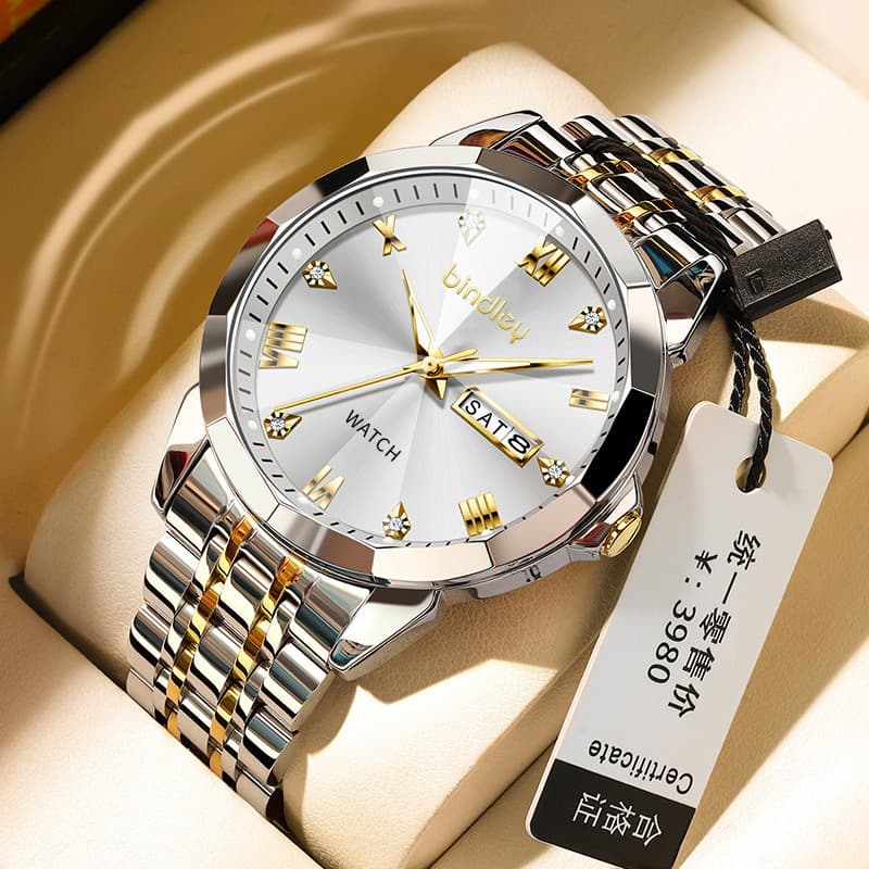 (Cross-border trading), swiss watch, men's watch, dial, high-end calendar, quartz watches, 2025 years