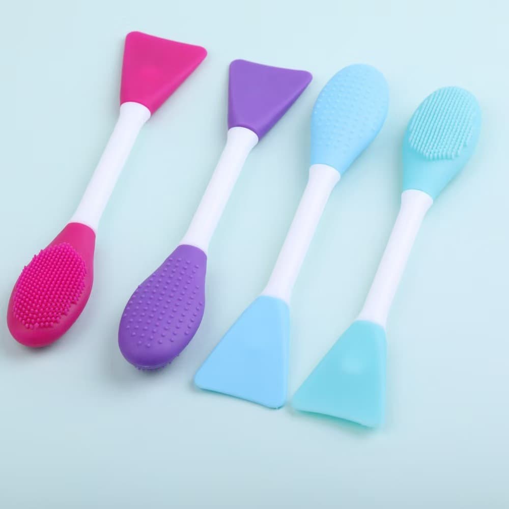 Double-sided silicone face mask, handheld brush, mixing stick, easy application 2