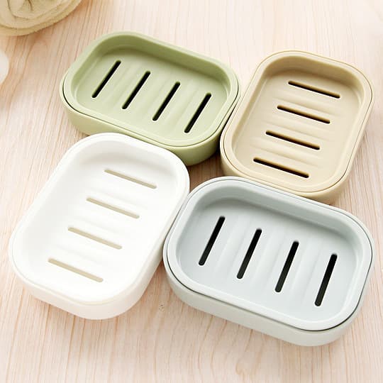 Double-layer soap holder, handheld drying rack for traveling 2