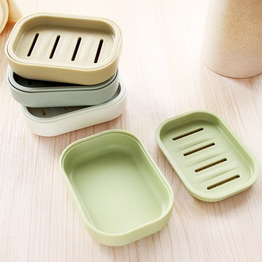 Double-layer soap holder, handheld drying rack for traveling 1