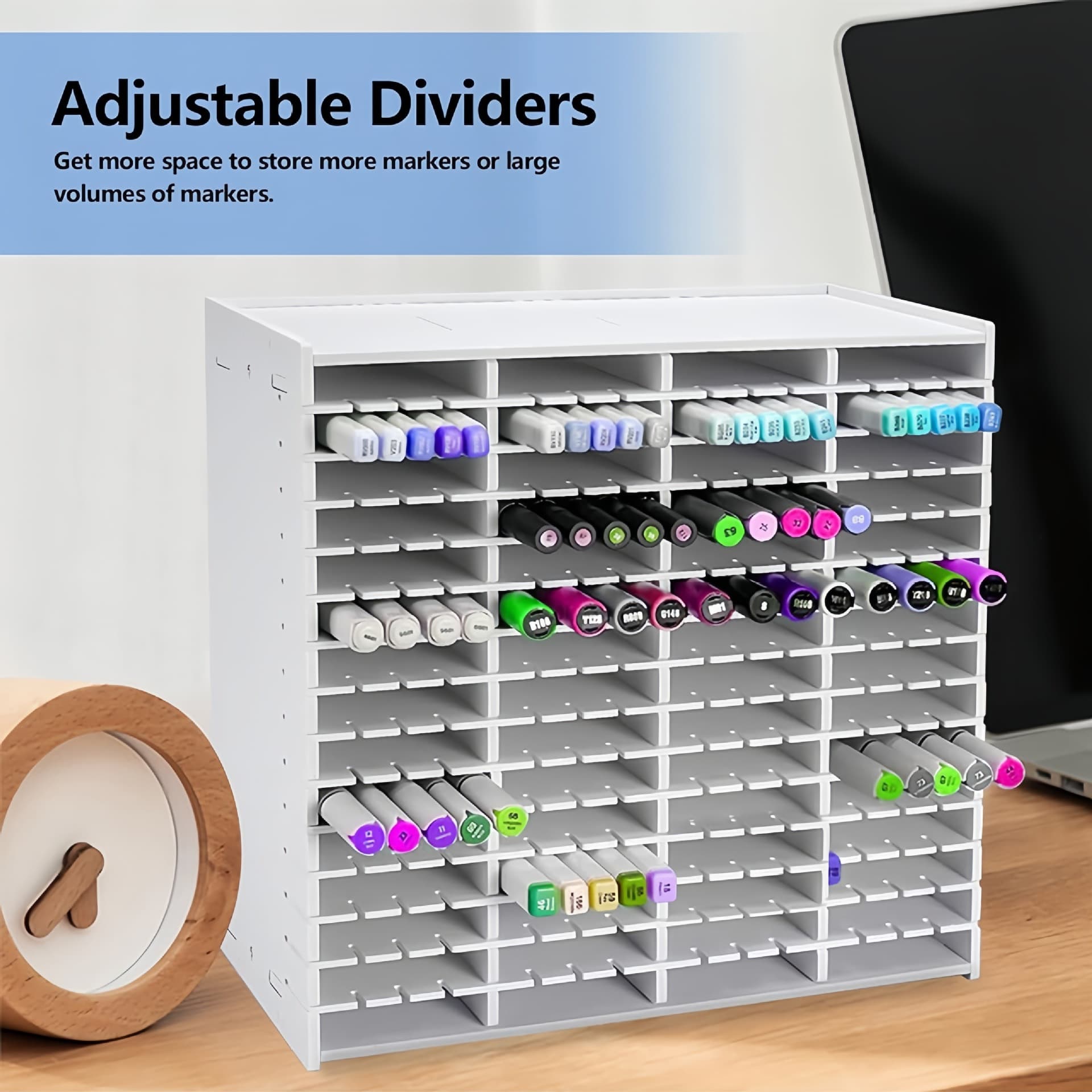 (Cross-border trading), children's crayons, table storage box, pens holder, storage system, watercolour, marker 3