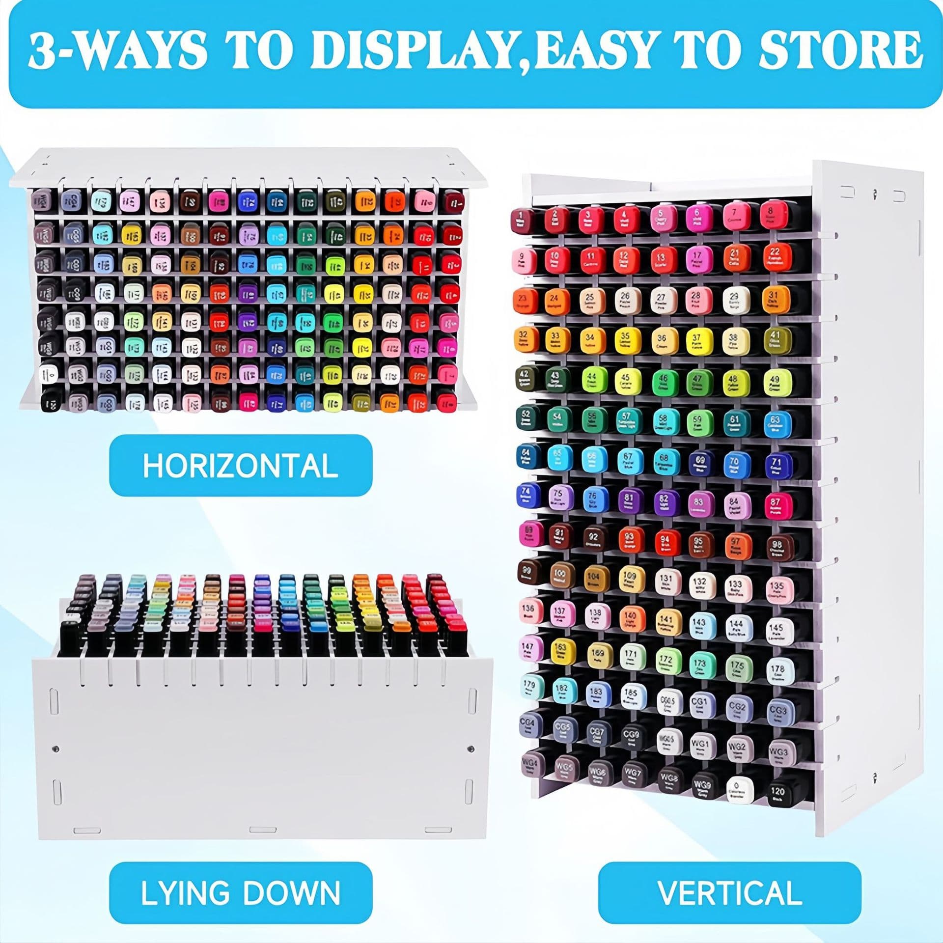 (Cross-border trading), children's crayons, table storage box, pens holder, storage system, watercolour, marker 1