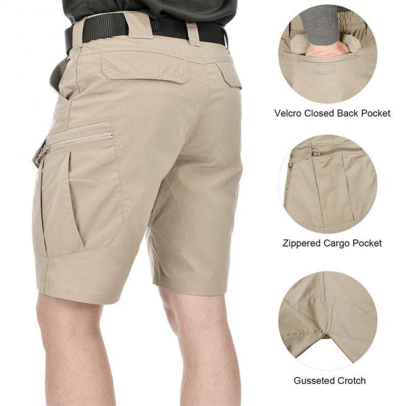 [Men Fashion Tactical Upgrade Waterproof Quick Dry shorts] 4