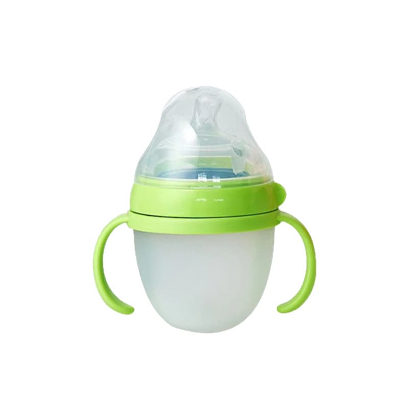 Children's silicone feeding bottle, anti-colic handle for breastfeeding for mother and baby 5
