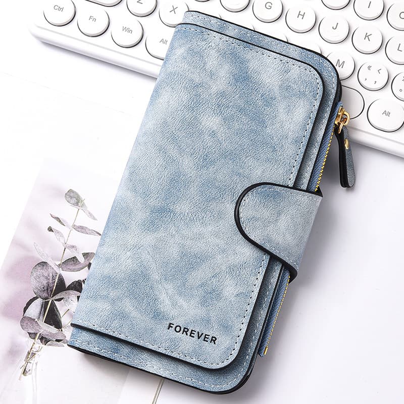 (Cross-border trading), capacious wallet, long shoulder bag, retro polyurethane small clutch bag, genuine leather