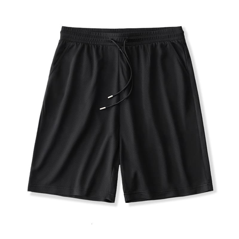 Men's summer comfortable breathable elastic thin sports silk solid shorts, loose fit, simple and elegant design 3