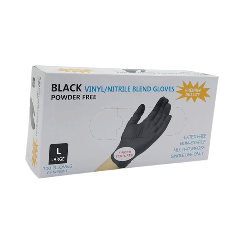 Disposable Black Nitrile Gloves - Thickened Work Gloves 2