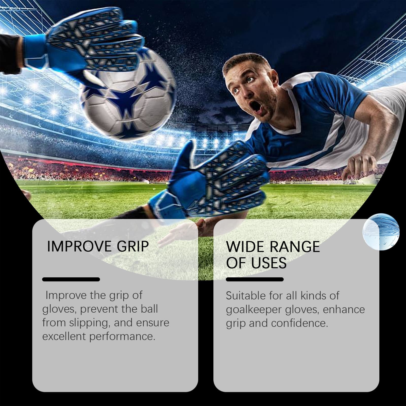 Jue Fish Goalkeeper, gloves, spray, glue 2