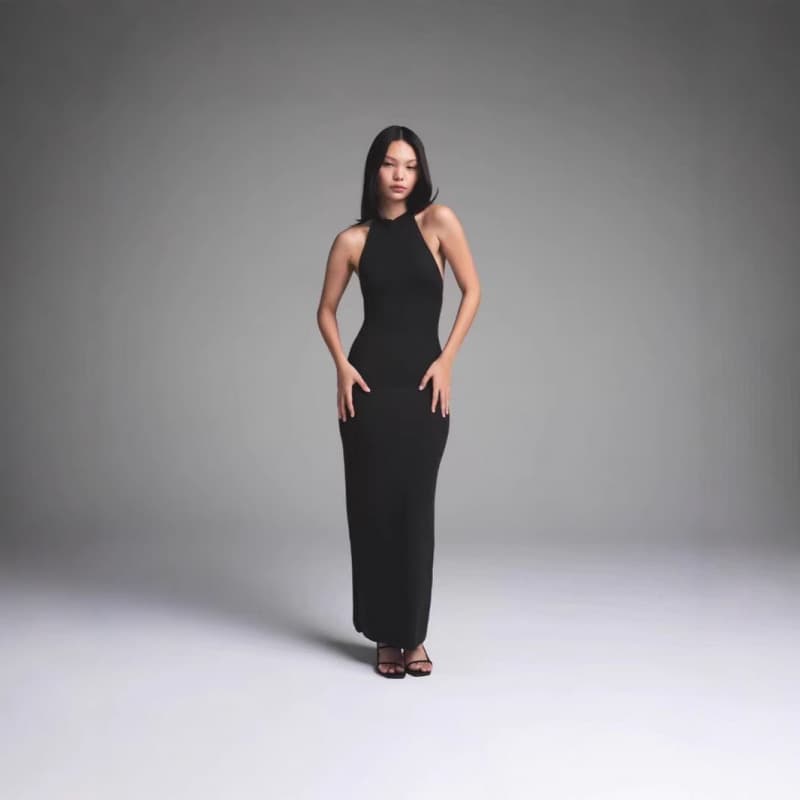Halter Sleeveless Backless Long Dress 2