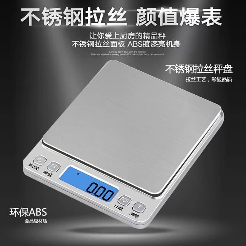 Foreign Trade General Hotel Kitchen Scale Food Scale Stainless Steel Electronic Scale Kitchen Scale Source Factory