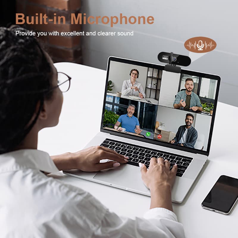 Webcam2k/4K computer camera HD drive network live video chat with wheat network camera 3