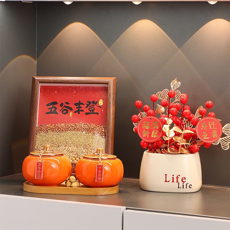 The decoration of the house-warming decoration of the new home decoration and moving into the house ceremony. The full set of gifts for gifts 2025 2