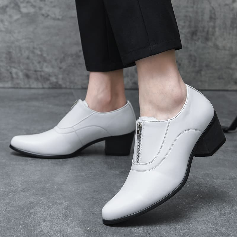 (Cross-border trading), shoes heels for events, trend high heels with zipper 2