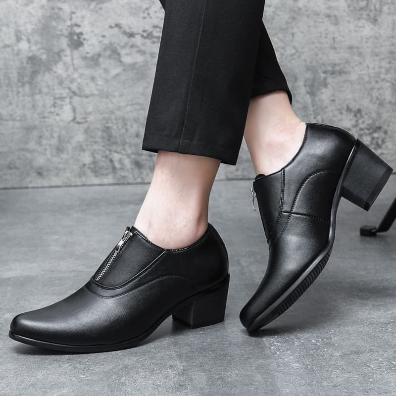 (Cross-border trading), shoes heels for events, trend high heels with zipper