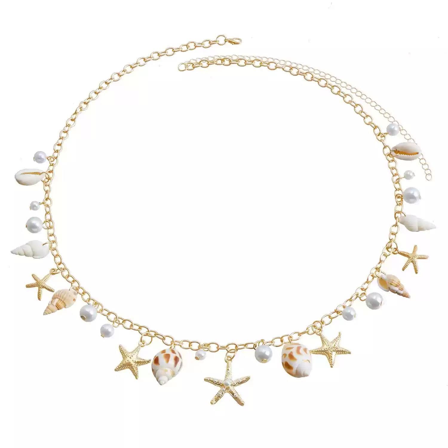 Summer beach pendant pearl, boho style, European style 4