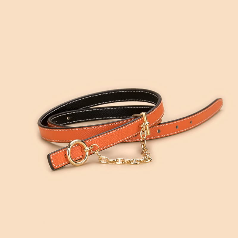 (Wholesale), two-color belt, universal dress, trousers, genuine leather 4