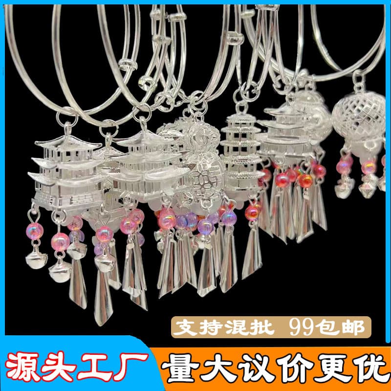 Ancient style light bracelets one by one step by step, ding the sky official to give the lights of the blessing lamp three thousand Hanfu palace lantern bracelets 3