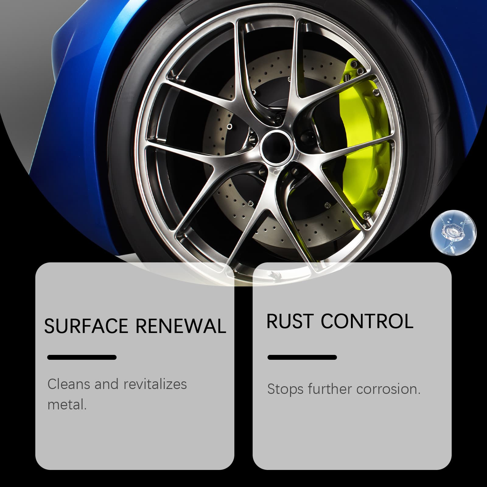 HOMONTH Automobile rust removal and cleaning series Multi-functional automotive cleaning rust removal scratch repair universal care 2