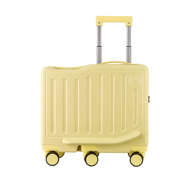 High quality durable children's suitcase with seat for men and women 5