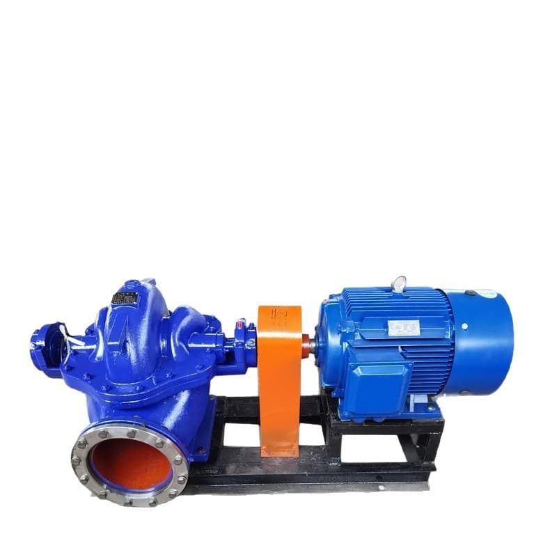 Horizontal double-suction centrifugal pump, industrial flood drainage, agricultural irrigation, diesel engine water pump, energy-saving and efficient 5