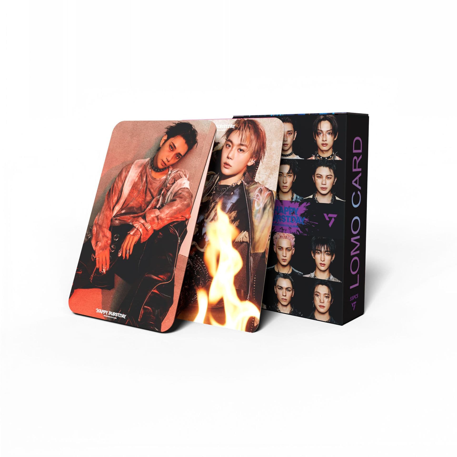 55 SEVENTEEN small cards Regular album HAPPY BURSTDAY peripheral lomo card 5