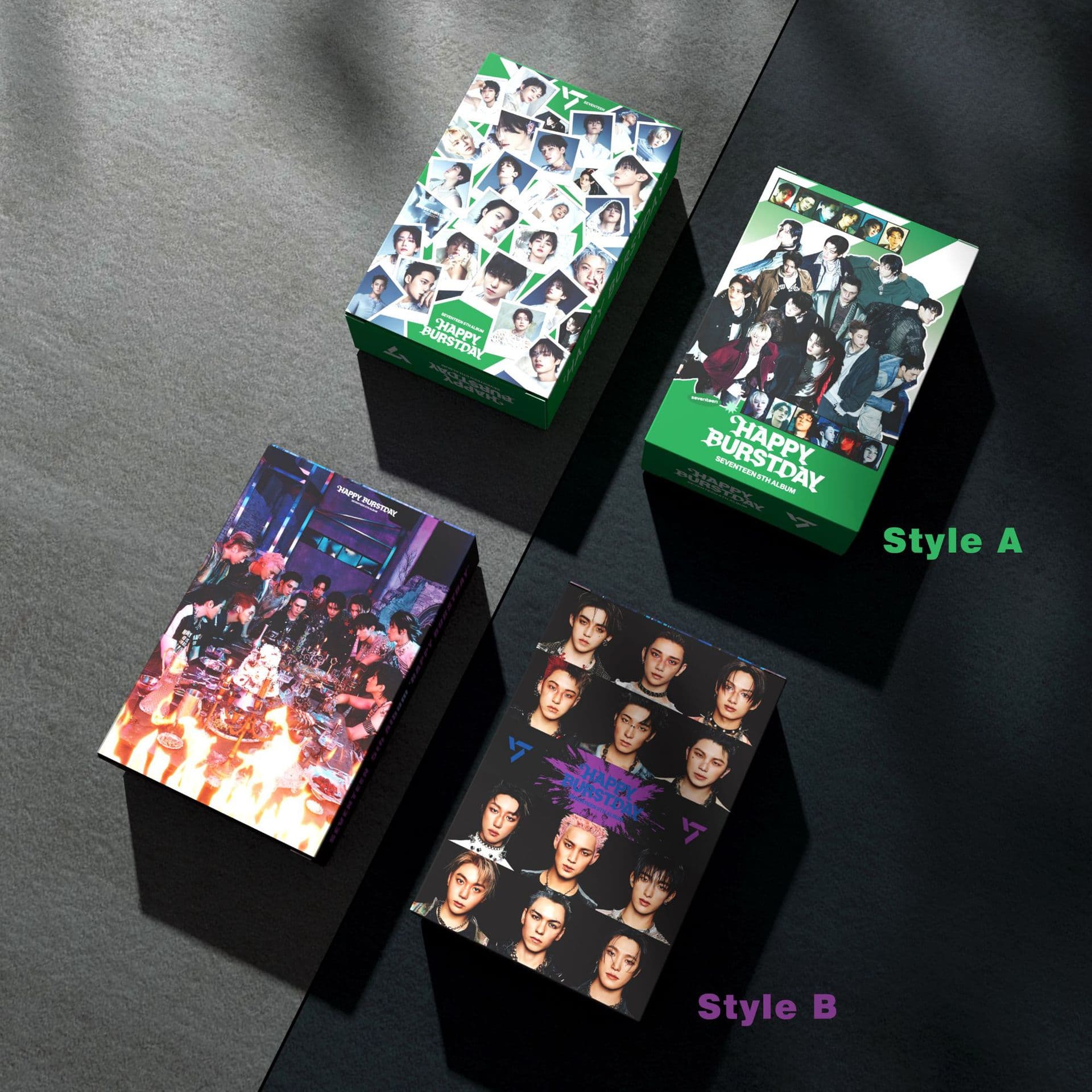 55 SEVENTEEN small cards Regular album HAPPY BURSTDAY peripheral lomo card 1