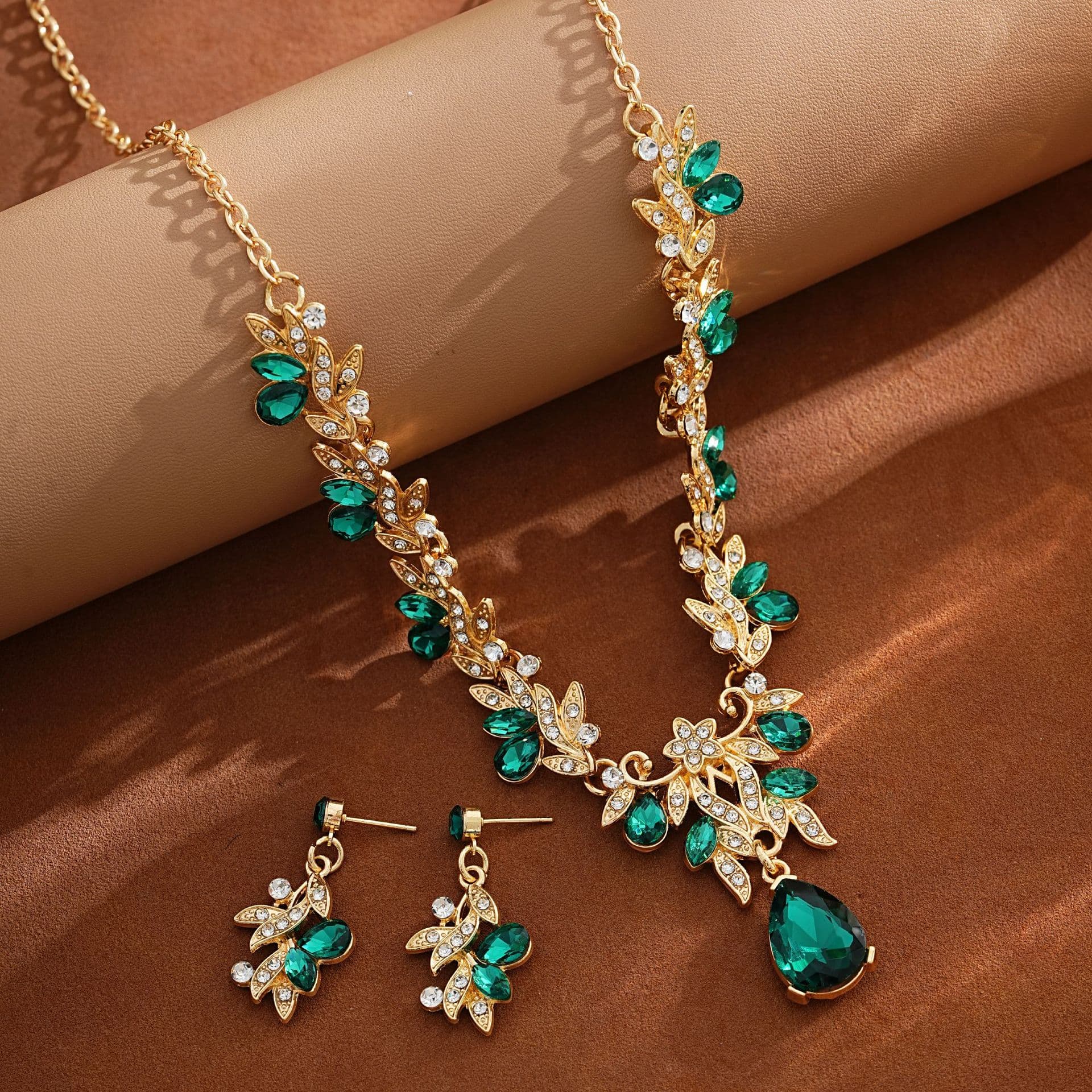 (Wholesale), wedding dress for bride, evening dress, necklace and earrings, set, accessories, chain for key bag , fashionable jewelry 4
